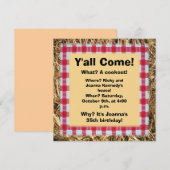 Jullie komen allemaal op informele bijeenkomst kaart (Voorkant / Achterkant)