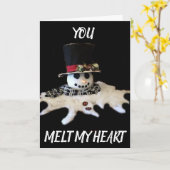 JULLIE **MELT MIJN HART** CHRISTMAS LIEFT KAART (Gele Bloem)