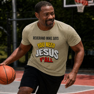 Jullie Noodzakelijk Jezus Allemaal Christelijk Tri-Blend Shirt