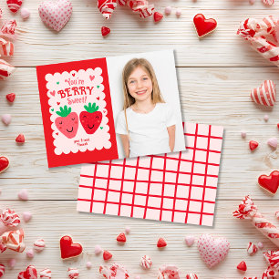 Jullie zijn Berry Sweet Kids Classroom Valentijnsf Notitiekaartje