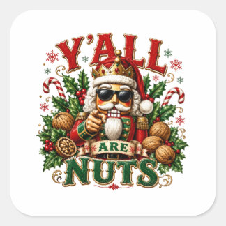 JULLIE ZIJN WAAKZINNIG VIERKANTE STICKER