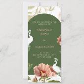 #JullieZijnUitgenodigdVoorHetHuwelijkVanShaurya&Aa Kaart (Achterkant)