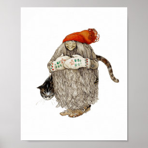 Jultomten Poster