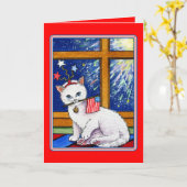 July 4th cat kaart (Gele Bloem)