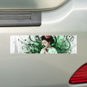 Julzips - Geisha Bumpersticker (Op auto)