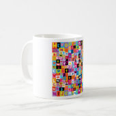 Jumble Alphabet Pattern Koffiemok (Voorkant links)