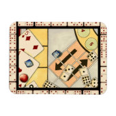 Jumble Assortment of Games of Chance Magneet (Horizontaal)
