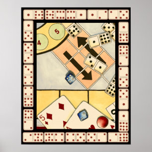 Jumble Assortment of Games of Chance Poster
