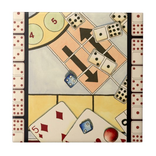 Jumble Assortment of Games of Chance Tegeltje (Voorkant)