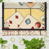 Jumble Assortment of Games of Chance Theedoek (Gevouwen)