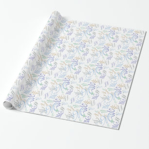 Jumbled CHANGE MONOGRAM Cool Spring Kleuren 2014 Cadeaupapier