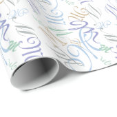 Jumbled CHANGE MONOGRAM Cool Spring Kleuren 2014 Cadeaupapier (Rol Hoek)