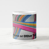 Jumbo 20oz Aangepaste Kleurrijke Quilling Paper Mo Extra Grote Beker (Voorkant)