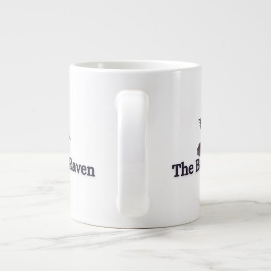 Jumbo Book Raven Mug (20 oz) (Dos)