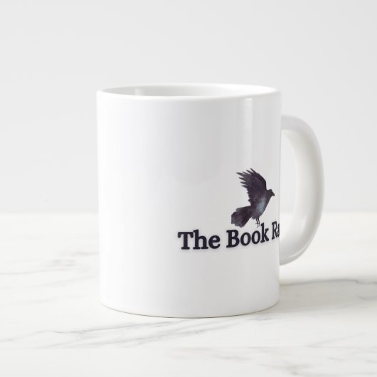 Jumbo Book Raven Mug (20 oz) (Devant droit)