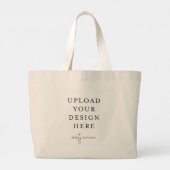 Jumbo Canvas Canvas tas (Achterkant)