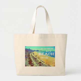 Jumbo Canvas tas - 99 problemen maar een strand is