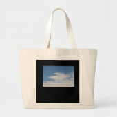 JUMBO CANVAS TAS BLAUWE LUCHT EN WOLKEN (Voorkant)