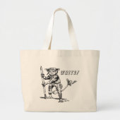 Jumbo-Canvas tas van Alien Writer (Voorkant)