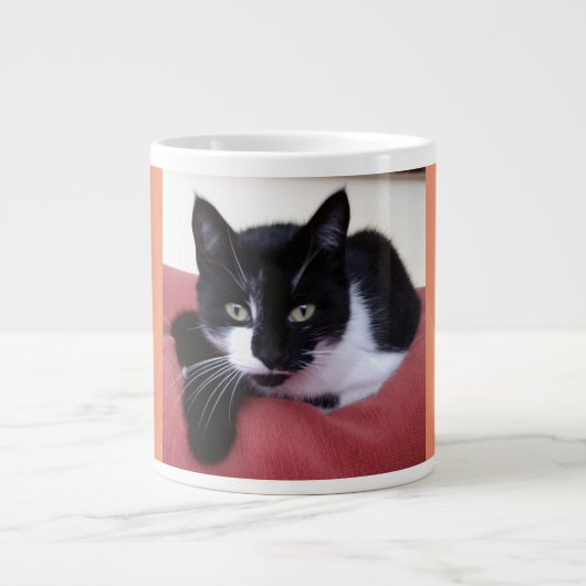Jumbo Cat Photo Mug (Devant)