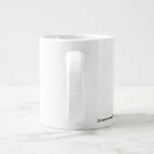 Jumbo Ceramic White Extra Grote Beker (Achterkant)
