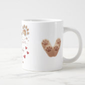 Jumbo Chat Maman Mug - Amour Extra, Poudres Extra, (Droite)