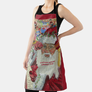 Jumbo Classic Kerstman Aangepaste Naam en Tekst Schort