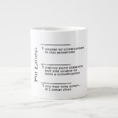 Jumbo Coffee Mok U kunt nu spreken met vullijnen (Voorkant)