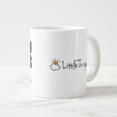 Jumbo Coffee Mug Truth Bomb Mom Text Logo (Devant droit)