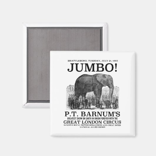 Jumbo dans Brattleboro Magnet (Recto/Verso)