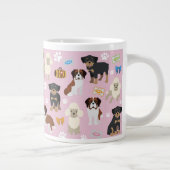 Jumbo de Mug Personnalisé - Chien Group 2 (Droite)