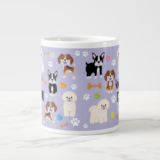 Jumbo de Mug Personnalisé - Chien Group 4 (Devant)