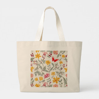 Jumbo Flower Canvas tas