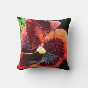 Jumbo Giant Pansy Flower Coussin