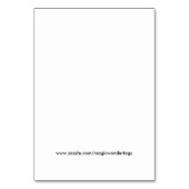 Jumbo Gingerbread Gift Label Kaart (Achterkant)