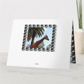 Jumbo Giraffes carte d'anniversaire, (Dos)