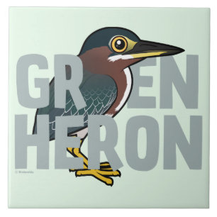 Jumbo Green Heron Tegeltje