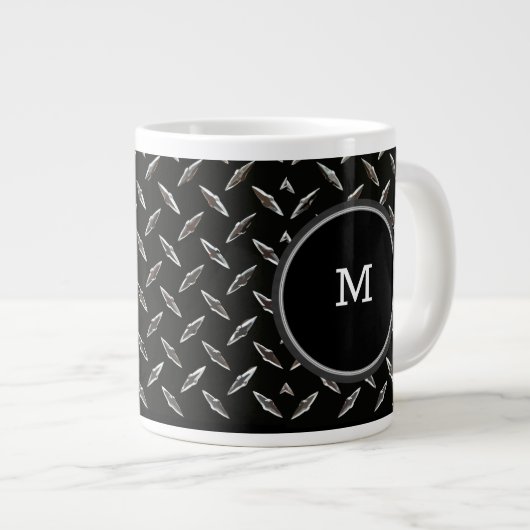 Jumbo Guys Cool Monogram Style Café Mugs (Devant droit)