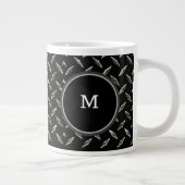 Jumbo Guys Cool Monogram Style Café Mugs (Droite)