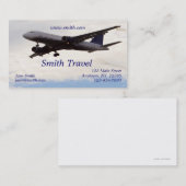 Jumbo Jet Visitekaartje (Voorkant / Achterkant)