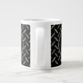 Jumbo-jongens Cool Monogram Style Coffee Mugs Extra Grote Beker (Achterkant)