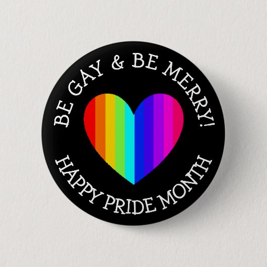 Jumbo June is LGBT Pride Month Knop Ronde Button 5,7 Cm (Voorkant)