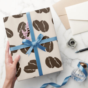 Jumbo koffieboon strooigoed cadeaupapier