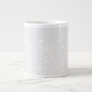 Jumbo koffiemok Black Dot minimalistisch ontwerp Extra Grote Beker