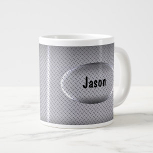 Jumbo Les gars Monogram Café Mugs