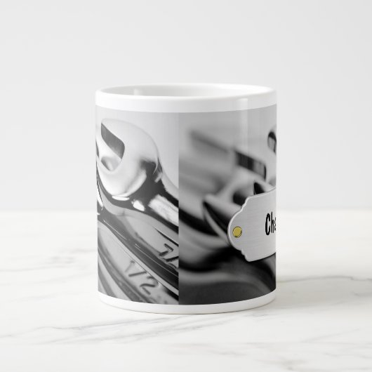 Jumbo Mechanic Coffee Mugs Extra Grote Mok (Voorkant)