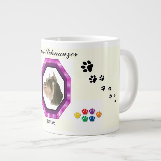 Jumbo Mini Schnauzer Mug (Devant droit)