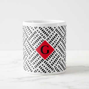Jumbo Modern Dalmatian Mud Cloth 20oz Mok