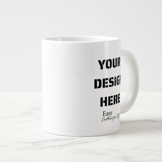 Jumbo Mok 20oz. (Voorkant rechts)