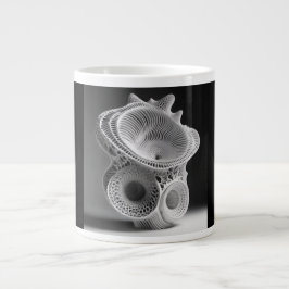 Jumbo mok, 20oz (Koraalschelp-3) Extra Grote Beker